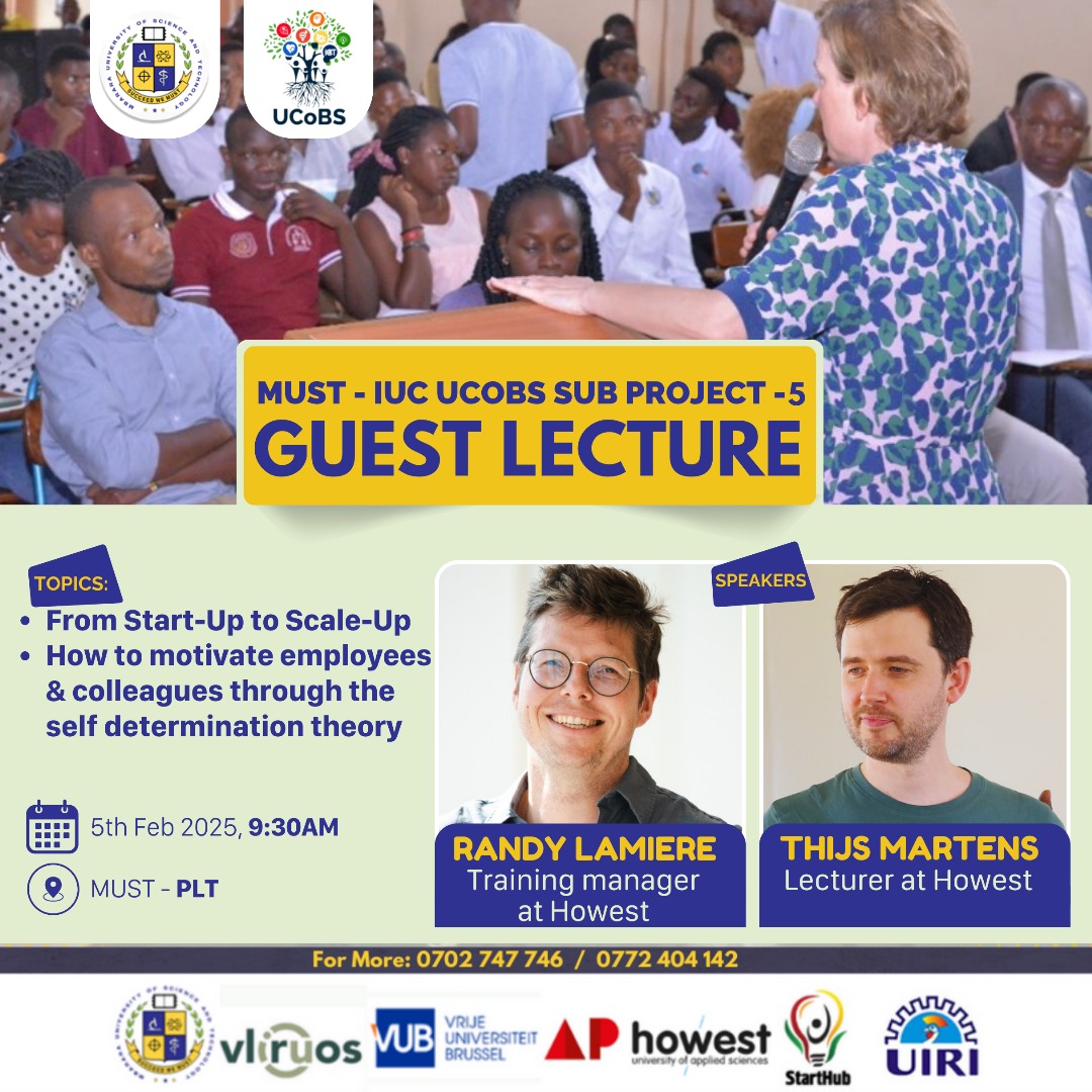 MUST GUEST LECTURE – Sub project 5 Its on now